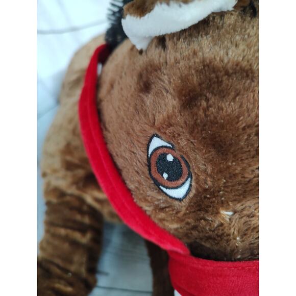 Dan Dee Brown Horse Pony Plush Stuffed Animal Large 24” Bridle No Saddle - Picture 4 of 6